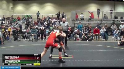 85 lbs Placement (4 Team) - Jameson Wood, Brighton Black vs Colt Precious, Lowell WC Red