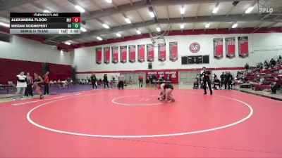 117 lbs Semis (4 Team) - Megan Sognefest, Cerritos College vs Alexandra Flood, Skyline College