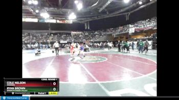 160 lbs Cons. Round 1 - Cole Nelson, Madison vs Ryan Brown, Baker/Powder Valley