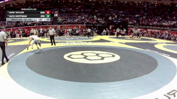 D1-165 lbs Quarterfinal - Jack Hoffman, Springboro vs Jake Taylor, Mount Vernon