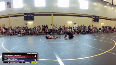 70 lbs Quarterfinal - D Angelo Chavez, Midwest Regional Training Center vs Tyler Frepan, Contenders Wrestling Academy