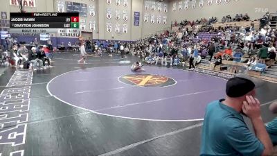 120 lbs Champ. Round 1 - Drayton Johnson, Eastside vs Jacob Hawn, Lebanon