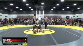 139 lbs Round 1 (8 Team) - Luke Banas, Short Time vs Cole Sackett, Team Missouri (MO)