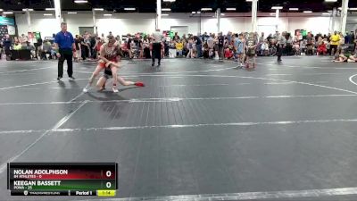 92 lbs Round 1 (4 Team) - Keegan Bassett, POWA vs Nolan Adolphson, 84 ...