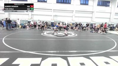 131 lbs Round Robin 2 - Aubree Dignean, Pursuit-Girls vs Yuni Ayala, Heart Of A Lioness