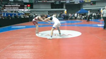 5A 150 lbs 3rd Place Match - Dale Ray Morton, Arab vs Hayden Fochtmann, Elmore County School