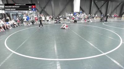 100 lbs Walker Metcalf, Kansas Red vs Caden Bock, Wisconsin Blue