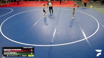 70 lbs Champ. Round 1 - Isaiah Brunell, UNC (United North Central) vs Grayson Schroeder, Pine Island