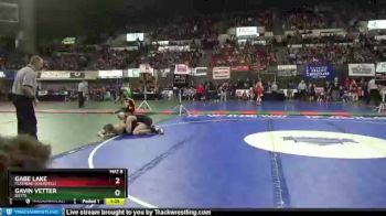 Quarterfinal - Gabe Lake, Flathead (Kalispell) vs Gavin Vetter, Butte