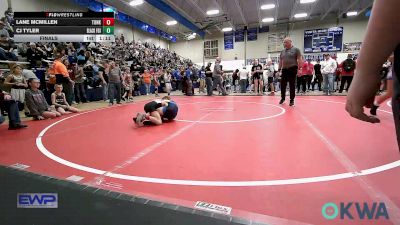 64 lbs Final - Lane Mcmillen, Tonkawa Takedown Club vs CJ Tyler, Black Fox Wrestling Club