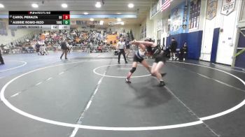 130 lbs Cons. Round 4 - Carol Peralta, Diamond Ranch vs Aubrie Romo-Rizo, Tahquitz