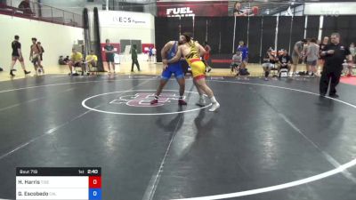 77 kg Consi Of 16 #2 - Hunter Harris, Tiger Den Wrestling Club vs Guillermo Escobedo, Cal State University Bakersfield