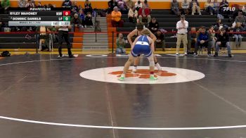 132 lbs Semifinal - Ryley Mahoney, Newfane vs Dominic Daniels, Lewiston Porter