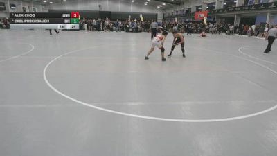 132 lbs 5th Place Match - Alex Choo, Gracie Barra Westchase Wrestling vs Cael Puderbaugh, Bobcat Wrestling Club