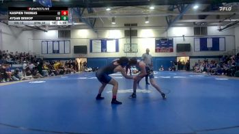 165 lbs 2nd Wrestleback (8 Team) - Aydan Bishop, St. Martin High School vs Kaspien Thomas, Ocean Springs