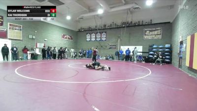 132 lbs Cons. Round 2 - Kai Thordsen, Eleanor Roosevelt vs Sylar Welcome, Centennial (Corona)