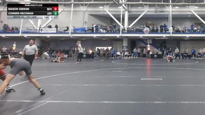 141 lbs Round Of 64 - Mason Gibson, Rutgers vs Conner Heckman, Lock Haven