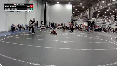 113 lbs Round 3 (4 Team) - Miles Molina, Outsiders WC vs Daniel Snyder, North Hunterdon WC