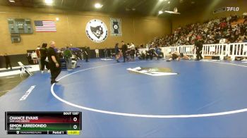 190 lbs Semifinal - Simon Arredondo, Bullard vs Chance Evans, San Luis Obispo