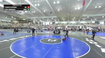 50 lbs Champ. Round 2 - Kaidyn Strawn, Elite Wrestling Academy vs Cash Swenson, Williamson County Wrestling Cl