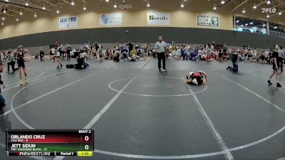 64 lbs Round 1 (6 Team) - Jett Sidun, Mat Assassins Black vs Orlando Cruz, Cali Red