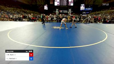 126 lbs Cons 32 #2 - Mason Rohr, OH vs Liam Neitzel, WI