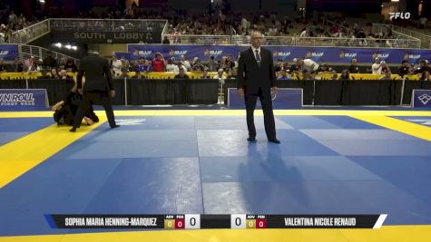 Valentina Nicole Renaud vs Sophia Maria Henning-Marquez 2026 Pan Kids Jiu-Jitsu IBJJF Championship