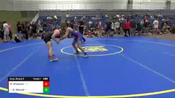 141 lbs Cons. Round 3 - Branson Weaver, Owen Valley vs Ryan Wissmar, Springboro