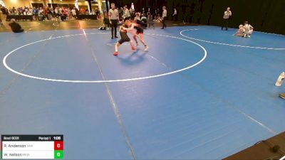 7th - 8th grade - 78 Champ. Round 1 - Wesley Nelson, Moyer Elite Wrestling vs Ryker Anderson, Sebolt Wrestling Academy