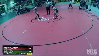 106 lbs Champ. Round 1 - Arona Villiatora, Shadow Ridge vs Jaedin Low, Damonte Ranch