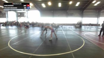 130 kg 3rd Place - Zane Butero, Monte Vista Takedown Club vs William Graziano, Carlsbad Combat WC