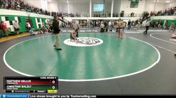 182 lbs Cons. Round 4 - Matthew Hellus, Torrington vs Christian Balzly, Green River