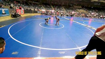 80 lbs Consi Of 16 #2 - Rocklan Kurzinsky, Wave Wrestling Club (TN) vs Santi Valdez, CRAW