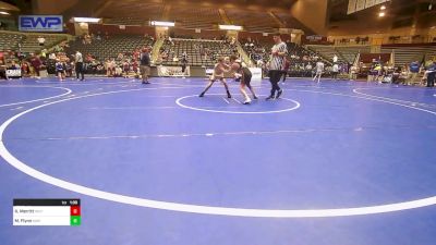 80-91 lbs Rr Rnd 1 - Karson Merritt, Panther Youth Wrestling-CPR vs Matt Flynn, North DeSoto Wrestling Academy