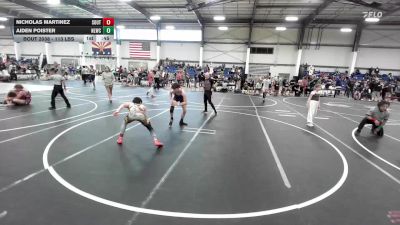 113 lbs Consi Of 8 #2 - Nicholas Martinez, Southwest Hammers vs Aiden Poister, Nlwc