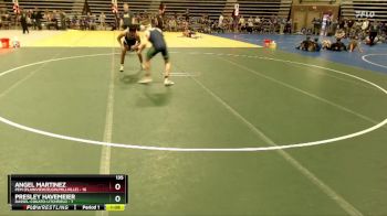 135 lbs Placement (4 Team) - Angel Martinez, PEM (Plainview/Elgin/Millville) vs Presley Havemeier, Dassel-Cokato-Litchfield