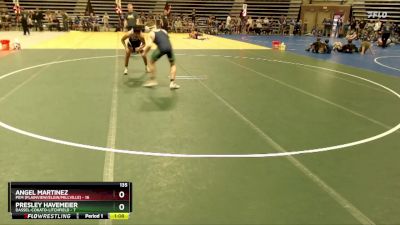 135 lbs Placement (4 Team) - Angel Martinez, PEM (Plainview/Elgin/Millville) vs Presley Havemeier, Dassel-Cokato-Litchfield