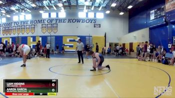 285 lbs Round 5 (8 Team) - Aaron Garcia, Roundtree Wrestling vs Liam Higgins, Wellington