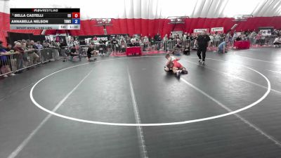 135 lbs Semis - Bella Castelli, ISI vs Annabella Nelson, Trophy Hunters Wrestling Club