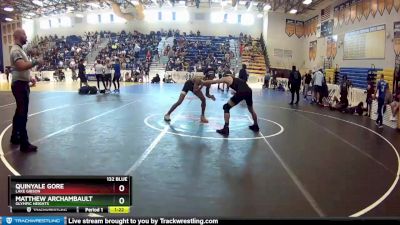 132 Blue Round 3 - Matthew Archambault, Olympic Heights vs Quinyale Gore, Lake Gibson