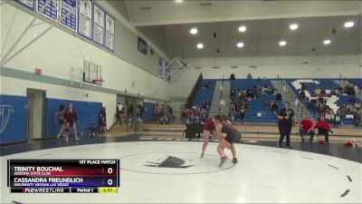 160 lbs 1st Place Match - Trinity Bouchal, Arizona State Club vs Cassandra Freundlich, University Nevada Las Vegas