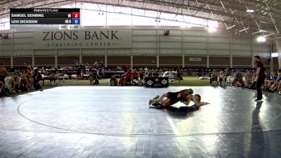 150 lbs Samuel Gehring, Wisconsin vs Levi Dicksion, Oklahoma Outlaws Blue