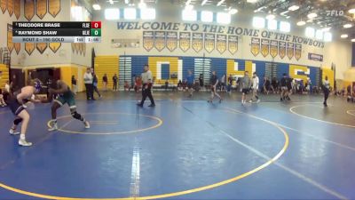 190 Gold Round 3 - Theodore Brase, Fletcher Senior vs Raymond Shaw, George Jenkins