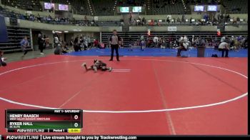55 lbs Cons. Semi - Henry Raasch, West Salem Bangor Wrestling vs Ryker Hall, DC Elite