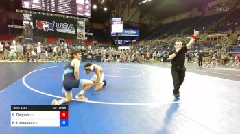 145 lbs Cons 32 #1 - Gabriel Delgado, Nevada vs Kaiden Livingston, Oklahoma