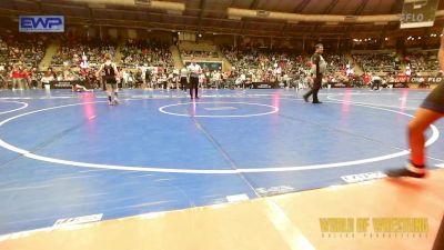 76 lbs Round Of 64 - David Harris, Toss Em Up vs Jace Beaston, Quest School Of Wrestling