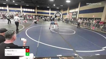 175 lbs Quarterfinal - Calogero Mazzrillo, Golden Bears WC vs Petar Bojicic, La Costa Canyon HS