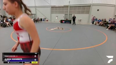122 lbs Round 4 (6 Team) - Isabella DeVito, Pennsylvania Red vs Brooklyn Pace, Utah