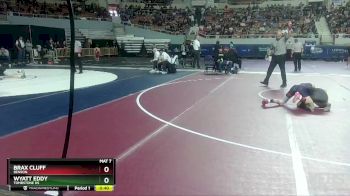 D4-106 lbs Cons. Round 3 - Brax Cluff, Benson vs Wyatt Eddy, Tombstone HS