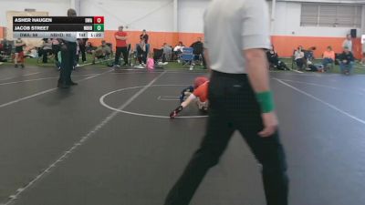 48 lbs Round 7 (8 Team) - Jacob Street, Neighborhood Wrestling vs Asher Haugen, Donahue WA